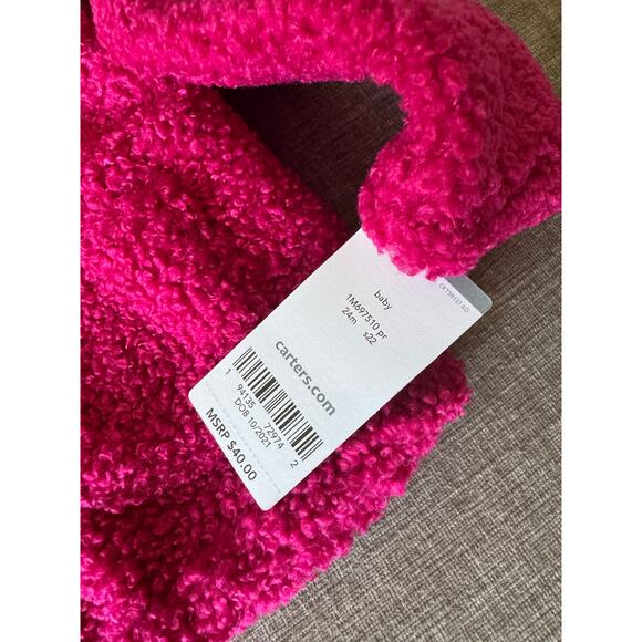 NWT Carters Toddler Baby Girl Pink Jacket 24 Months New with Tags - Picture 2 of 2